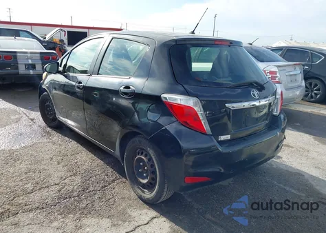 2013 Toyota Yaris L z USA, uszkodzony, nr VIN JTDKTUD36DD568618